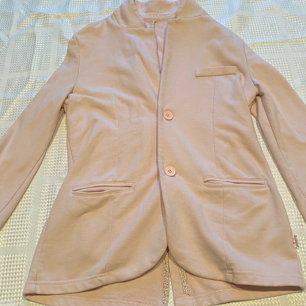 Blush pink Museum of ice cream blazer jacket